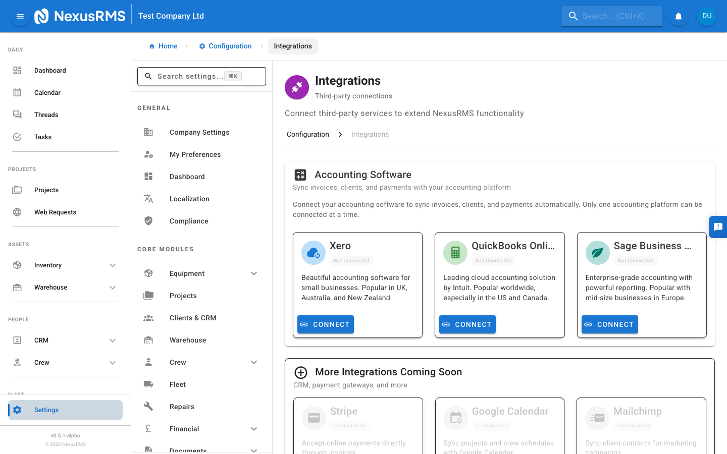 Accounting Integrations